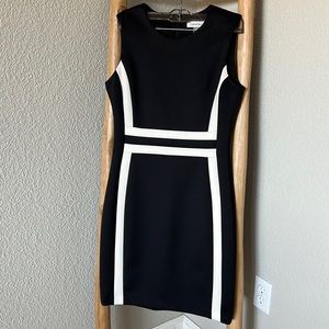 Black & White Calvin Klein Professional Dress - size 6